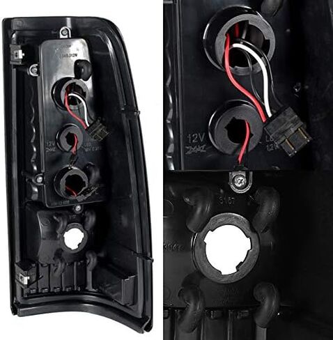 AKKON - For 03-06 Chevy Silverado 04-06 GMC Sierra Pickup Truck Red Clear G2 LED Tail Lights Brake Lamps Pair in Kuwait