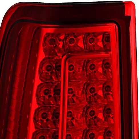 AKKON - For 03-06 Chevy Silverado 04-06 GMC Sierra Pickup Truck Red Clear G2 LED Tail Lights Brake Lamps Pair in Kuwait
