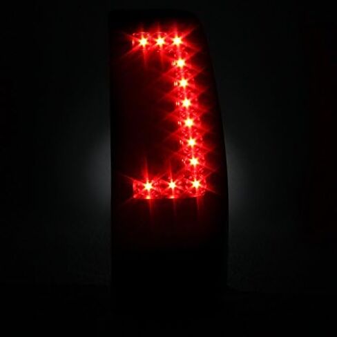 AKKON - For 03-06 Chevy Silverado 04-06 GMC Sierra Pickup Truck Red Clear G2 LED Tail Lights Brake Lamps Pair in Kuwait