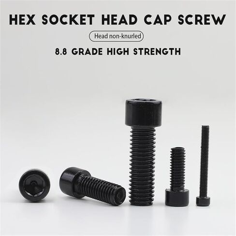 الصف 8.8 مجموعة سداس سداسي سداسي سد hex scet - 2-30pcs M3 M4 M5 M6 M8 M10 Socket Cap Procks لتركيب الأثاث (35 مم ، M6 5pcs) in Saudi Arabia