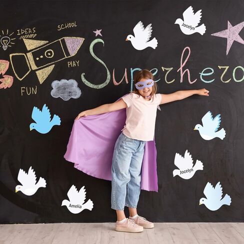 FOBSME 200 PCS Peace Dove Paper Cutouts 3.94x3.78 Inch Pigeon Atouts Paper Paper Mapple Licks Locats for Classroom Bulletin Board Home Window Wall Party Party School Projects Projects in Saudi Arabia