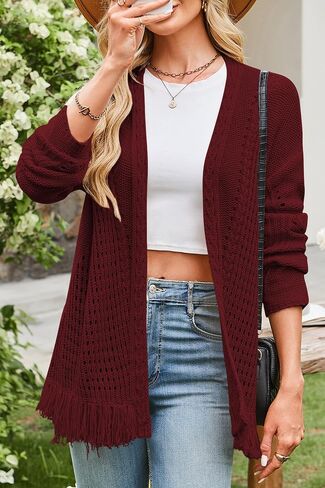 CAKULO WOMENS CROCHET FREGEN SUPTIGAN SUPERIGAN LINGHEDIGE LINGWIVE FALLEN in Kuwait