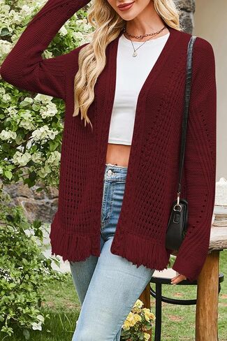 CAKULO WOMENS CROCHET FREGEN SUPTIGAN SUPERIGAN LINGHEDIGE LINGWIVE FALLEN in Kuwait