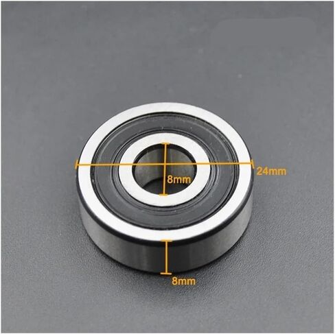 10pcs ABEC 5 608 606 607 609 625 626 627 628 2RS Bearings Bore 5mm 6mm 7mm 8mm 9mm Roller Wheel Lubrited محمل مختوم (607-2rs 7x19x6mm) in Kuwait