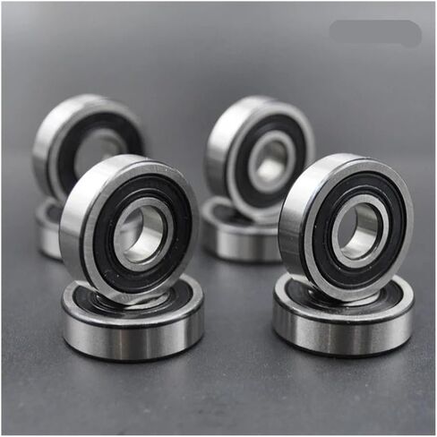 10pcs ABEC 5 608 606 607 609 625 626 627 628 2RS Bearings Bore 5mm 6mm 7mm 8mm 9mm Roller Wheel Lubrited محمل مختوم (607-2rs 7x19x6mm) in Kuwait