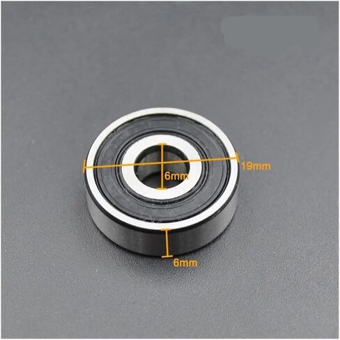 10pcs ABEC 5 608 606 607 609 625 626 627 628 2RS Bearings Bore 5mm 6mm 7mm 8mm 9mm Roller Wheel Lubrited محمل مختوم (607-2rs 7x19x6mm) in Kuwait