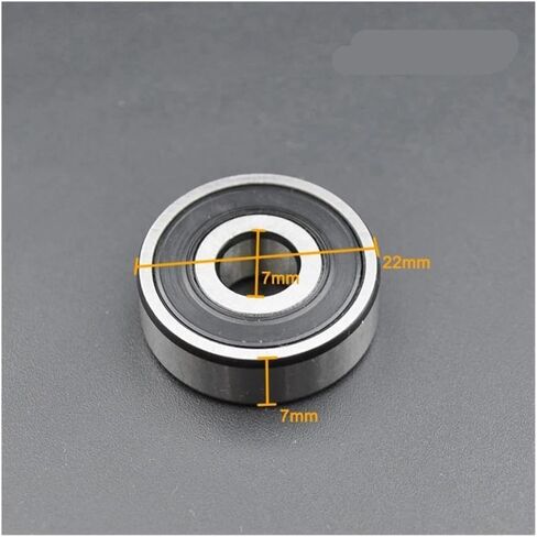 10pcs ABEC 5 608 606 607 609 625 626 627 628 2RS Bearings Bore 5mm 6mm 7mm 8mm 9mm Roller Wheel Lubrited محمل مختوم (607-2rs 7x19x6mm) in Kuwait