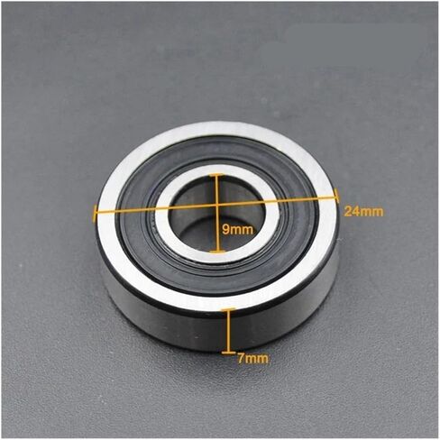 10pcs ABEC 5 608 606 607 609 625 626 627 628 2RS Bearings Bore 5mm 6mm 7mm 8mm 9mm Roller Wheel Lubrited محمل مختوم (607-2rs 7x19x6mm) in Kuwait