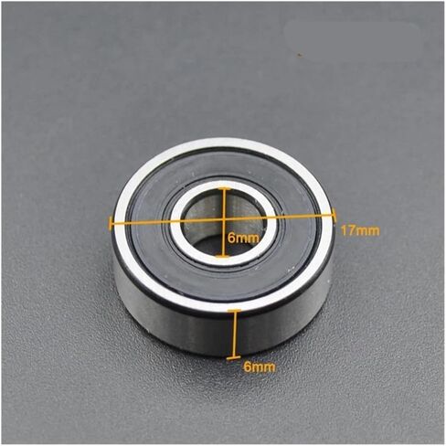 10pcs ABEC 5 608 606 607 609 625 626 627 628 2RS Bearings Bore 5mm 6mm 7mm 8mm 9mm Roller Wheel Lubrited محمل مختوم (607-2rs 7x19x6mm) in Kuwait