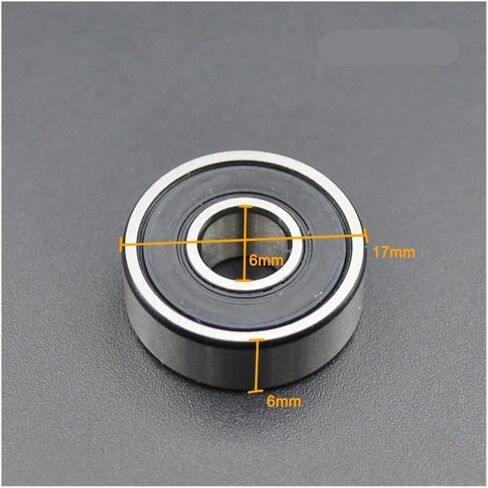 608 606 607 609 625 626 627 628 2RS DDU Bearings Bore 5mm 6mm 7mm 8mm 9mm Roller Wheel Lubrated محمل مختوم (626 2RS Premium) in Kuwait