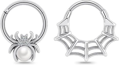 16g Spider Web Cartilage arring altoen reples حلقات الحاجز القوط in Kuwait