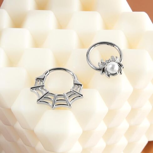 16g Spider Web Cartilage arring altoen reples حلقات الحاجز القوط in Kuwait