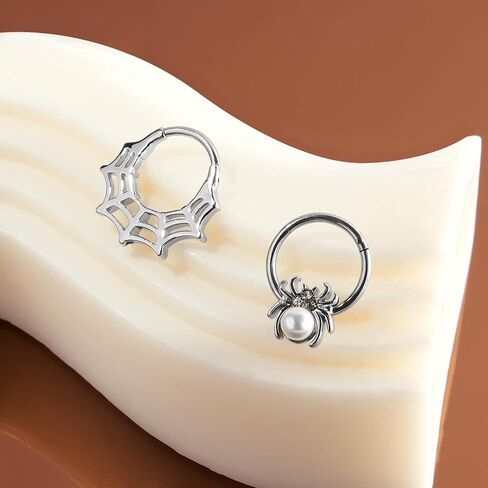 16g Spider Web Cartilage arring altoen reples حلقات الحاجز القوط in Kuwait