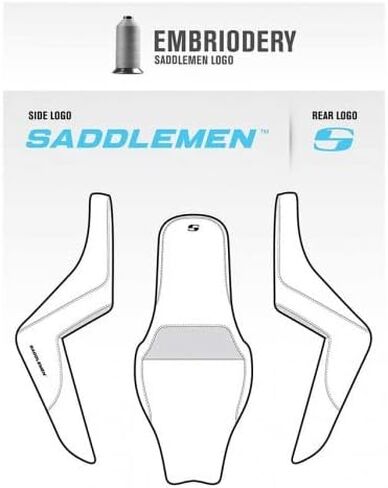 Saddlemen 807-11-175BR Step-Up Full Lattice Stitch Seat-Brown in Saudi Arabia