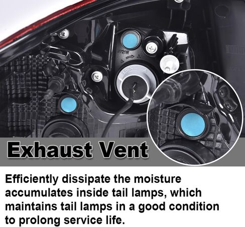 PIT66 Tail Lights Rear Lamps Assembly Pair w/o Bulbs Compatible with Ford F150 Stepside 1997-2004/ Fit Ford F250 F350 F450 F550 Super Duty 1999-2007 FO2801208, FO2800208 Rear Tail Light Assembly in Kuwait