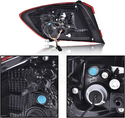 PIT66 Tail Lights Rear Lamps Assembly Pair w/o Bulbs Compatible with Ford F150 Stepside 1997-2004/ Fit Ford F250 F350 F450 F550 Super Duty 1999-2007 FO2801208, FO2800208 Rear Tail Light Assembly in Kuwait