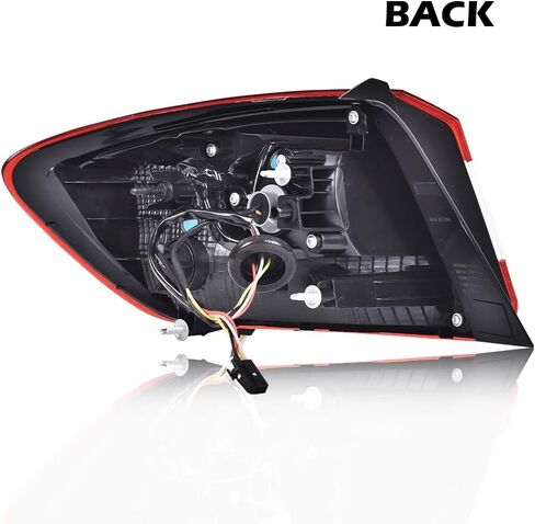 PIT66 Tail Lights Rear Lamps Assembly Pair w/o Bulbs Compatible with Ford F150 Stepside 1997-2004/ Fit Ford F250 F350 F450 F550 Super Duty 1999-2007 FO2801208, FO2800208 Rear Tail Light Assembly in Kuwait