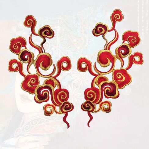 Mandarin Duck Phoenix Patches Diy Iron على إكسسوارات زين لثوب الملابس (Purple F) in Saudi Arabia