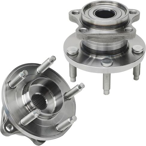 Detroit Axle - 2 مراكز تحمل العجلات الخلفية لـ AWD 07-10 Ford Edge Lincoln MKX 2007 2008 2008 2010 ، استبدال مجموعة محمل العجلات ومراكز المحاور in Kuwait