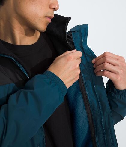 جاكيت Antora Triclimate من THE NORTH FACE - رمادي داكن جديد للرجال/أسود TNF، 3XL in Saudi Arabia