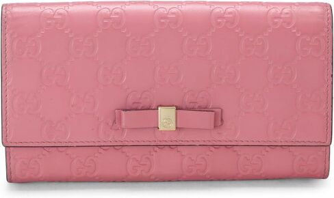 Gucci المحبوب من Guccissima القاري القوس محفظة ، وردي in Saudi Arabia
