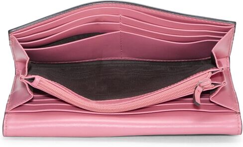Gucci المحبوب من Guccissima القاري القوس محفظة ، وردي in Saudi Arabia