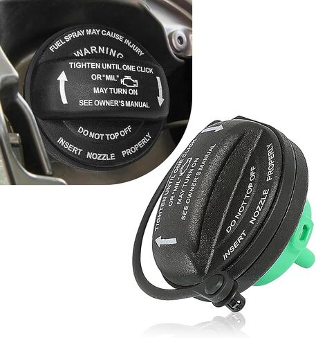 1 PC Car Fuel Tank Cap, Fuel Filler Cap Replacement Parts 5C0201550T 5Q0201550L, Tightly Sealed Waterproof and Dustproof Gas Cap, Compatible with Volkswagen Audi (Black) in Saudi Arabia