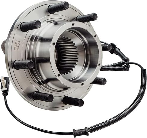 Detroit Axle-4WD Front Wheel Bearing Hub لـ 11-16 Ford F-250 F-350 Super Duty [DRW Models] ، استبدال 2011 2012 2013 2014 2015 2015 F-250 F-350 SD Wheel Bearing and Hub Assembly in Saudi Arabia