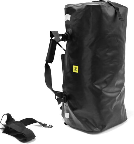 MZS Motorcycle Tail Bag, 66L Waterproof Motorcycle Dry Bag Duffle Travel Luggage Rack Trunk Saddle Storage, All Weather Motorbike Rear Seat Bag With Shoulder Strap Accessories in Saudi Arabia