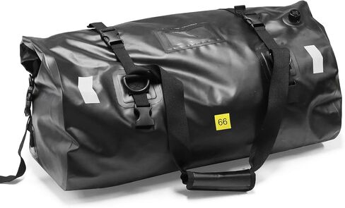 MZS Motorcycle Tail Bag, 66L Waterproof Motorcycle Dry Bag Duffle Travel Luggage Rack Trunk Saddle Storage, All Weather Motorbike Rear Seat Bag With Shoulder Strap Accessories in Saudi Arabia