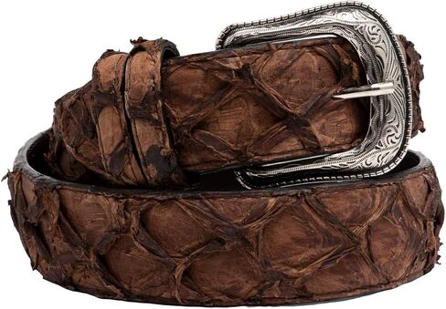 Cody James Men's Pirarucu Exotic Belt - Cjaho19bt6 in Saudi Arabia