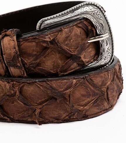 Cody James Men's Pirarucu Exotic Belt - Cjaho19bt6 in Saudi Arabia