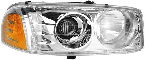 Epic Lighting Oe Style Halogen Proofles Assembly Placbly for GMC 00-06 Yukon Denali 99-07 Sierra Denali [GM2502214 GM2503214 15218077 15218078] زوج in Kuwait
