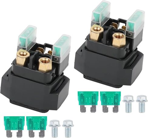 Waterwich 2ps 2ps legenoid Relay متوافق مع Yamaha Grizzly Kodiak Raptor 350 400 450 660 Big Bear 250 400 1999-2014 استبدال 4SV-81940-12-00 4XE-81940-12-00 in Saudi Arabia