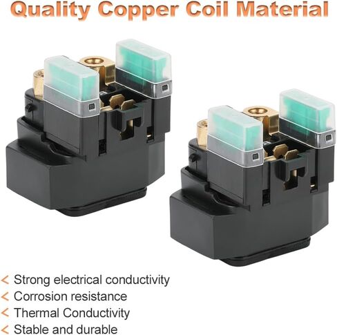 Waterwich 2ps 2ps legenoid Relay متوافق مع Yamaha Grizzly Kodiak Raptor 350 400 450 660 Big Bear 250 400 1999-2014 استبدال 4SV-81940-12-00 4XE-81940-12-00 in Saudi Arabia