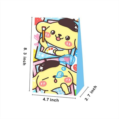 12pcs Kawaii and pink friends Party Favor Gift Bags Goodie Bags, Kawaii and Melody Party Supplies for Kids Birthday Decorations in Kuwait
