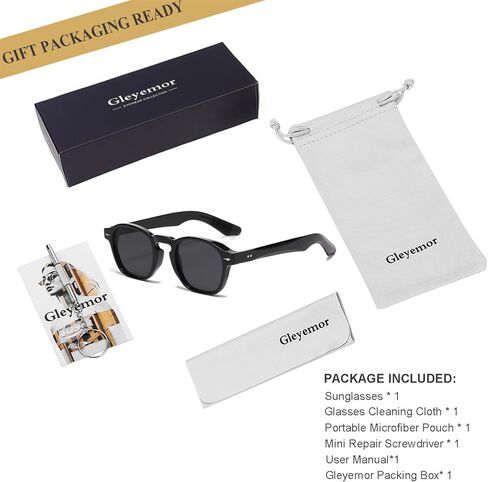 Gleyemor Fashion Sunglasses for Men Women Trendy Unisex Style UV400 Protection Shades in Kuwait