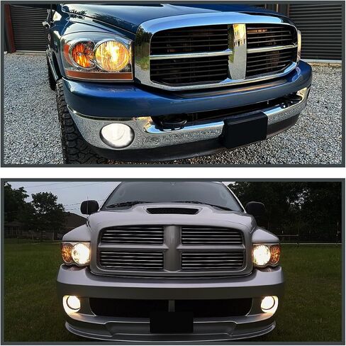 SPEC-D TUNING Smoke Lens Fog Lights +HB4(9006) Bulbs Compatible with 2002-2008 Dodge Ram 1500 2500 3500, 2004-2006 Dodge Durango, L+R Pair Assembly in Saudi Arabia