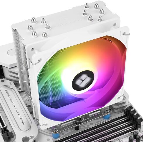 مبرد هواء وحدة المعالجة المركزية Thermalright Burst Assassin 120 SE، 6 أنابيب حرارية، TL-C12C PWM مبرد وحدة المعالجة المركزية بمروحة هادئة مع سرعة 1550 دورة في الدقيقة، لـ AM4/AM5 & Intel LGA1851/1700/1150/1151/1200، مبرد وحدة المعالجة المركزية للكمبيوتر  in Saudi Arabia