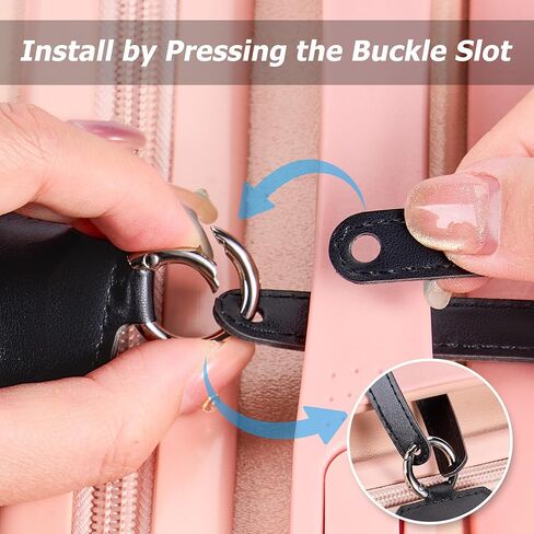 علامات الأمتعة Mayski لحقائب 3 علامات حقيبة حقيبة ، معتمدة من TSA ، مشبك معدني ، علامات حقيبة مع بطاقة هوية الاسم الأساسية ، Red Global in Kuwait