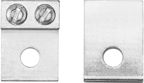 QWORK Dual Aluminum Ground Lug, 10Pcs Mechanical Lug 10 AWG Wire Easy to Install Cables and Power Cords Electrical Equipment Lugs in Saudi Arabia