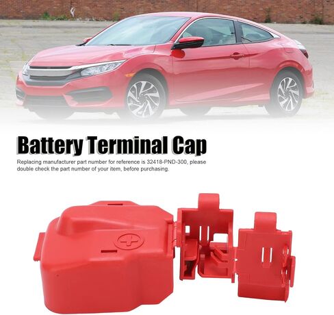 KIMISS Battery Terminal Cover, Positive Battery Terminal Insulating Protector Red 32418 PND 300 Connector Replacement for in Saudi Arabia