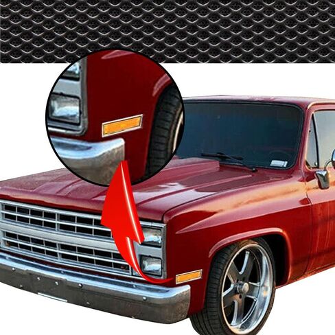 مصابيح علامة الجانب الأمامي متوافقة مع 1981-1991 CHEVY C10 C20 C30 Blazer GMC C1500 C2500 JIMMY Suburban Pickup LH RH SIDE AMBER MARKER MARKER LIGHT in Kuwait