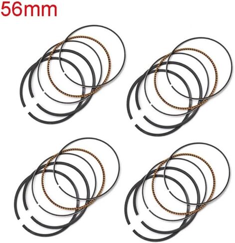 Motorcycle 56~57mm Piston Ring For FZR400RR 3TJ 1990 1992-94 SP3TJ FZ400 4YR FZR400(4Sets (56.75)) in Saudi Arabia