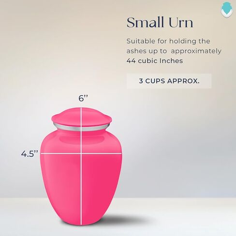 Geturns احتضان جرات حرق جثث الصورة الصغيرة للرماد البشري I Pearl Candy Red Photo Urn للرجال والنساء أنا 44 رطلاً in Kuwait