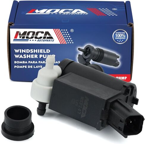 Windshield Washer Pump 377147 Compatible with 2013-2017 for Hyundai Santa Fe, 2008-2009 for Hyundai Tucson, 2012-2016 for Hyundai Veloster, 2006-2012 for Kia Sedona in Saudi Arabia