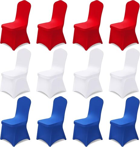 Oudain 12 Pcs Thanksgiving Folding Chair Covers Yellow Orange Brown Universal Spandex Chair Slipcovers Washable Removable Stretch Chair Protector Covers for Thanksgiving Fall Party Decoration in Saudi Arabia
