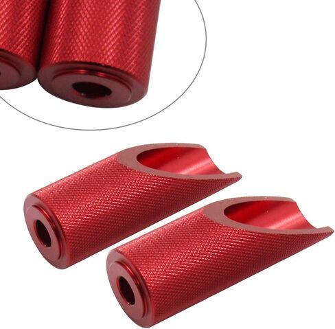 FSFY Motorcycle Aluminum Footpegs Foot Pedal Pegs for HONDA Ruckus Zoomer,red in Saudi Arabia