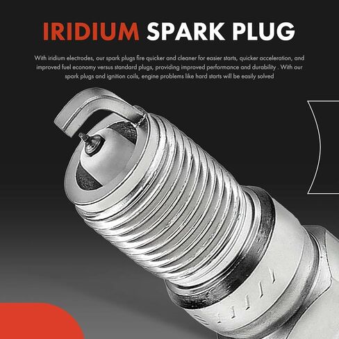 لفائف الإشعال 1-Premium 1 مع 6 أسلاك قابس شرارة و 6 شمعات شرارة Iridium متوافقة مع Ford Ranger 2001-2003 V6 3.0L & Mazda B3000 2001 V6 3.0L ، Flex in Saudi Arabia