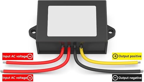 1PCS AC24V إلى DC24V 1A 2A 5A AC إلى وحدة الطاقة ACV36V48V60V إلى 24V مراقبة محول الماء (1A ، AC36V (22-40V) _DC24V) in Kuwait